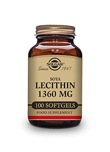 Solgar Lecitina de Soja 1360 mg Cápsulas blandas - Envase de 100