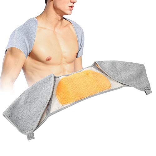 Soporte de hombro doble, envoltura de refuerzo de hombro de compresión para ambos hombros Alivio del dolor de hombro, manguito rotador roto, articulación de CA dislocada, esguince, tendinitis(XL)