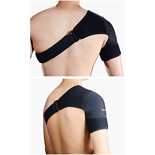 Soporte De Hombro para Hombres Y Mujeres, Correa De Hombro Ajustable De Neopreno Dislocado para Manguito De Los Rotadores, Recuperación De La Rotura Muscular De La Articulación AC