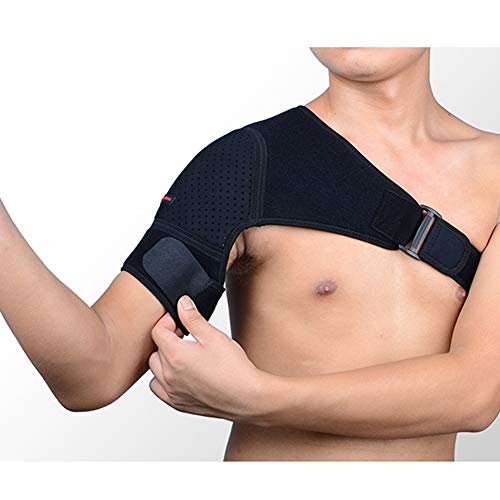 Soporte De Hombro para Hombres Y Mujeres, Correa De Hombro Ajustable De Neopreno Dislocado para Manguito De Los Rotadores, Recuperación De La Rotura Muscular De La Articulación AC