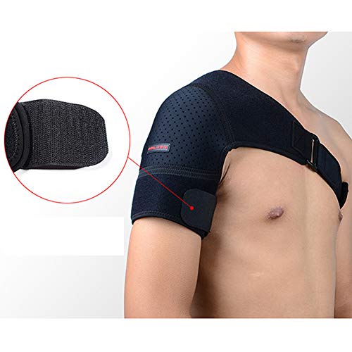 Soporte De Hombro para Hombres Y Mujeres, Correa De Hombro Ajustable De Neopreno Dislocado para Manguito De Los Rotadores, Recuperación De La Rotura Muscular De La Articulación AC