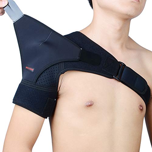 Soporte De Hombro para Hombres Y Mujeres, Correa De Hombro Ajustable De Neopreno Dislocado para Manguito De Los Rotadores, Recuperación De La Rotura Muscular De La Articulación AC