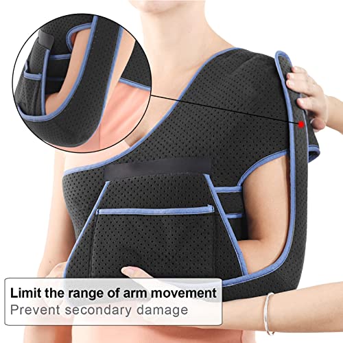 Soporte De Hombro para Rotura del Manguito Rotador Artritis del Hombro Dolor Reumático Neurohemiplejía Brazo Estable De Alta Resistencia, para Prevención De Lesiones/Tendinitis/Artritis