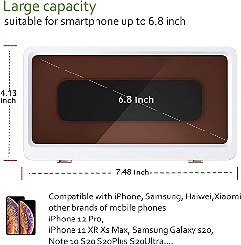 Soporte Impermeable para teléfono de Ducha,Funda Impermeable y antivaho para teléfono móvil para Reproducir teléfonos móviles / Ver películas en el baño