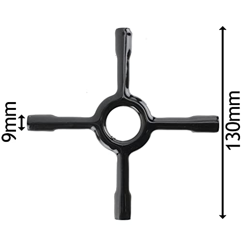 Soporte universal de cerámica para hornillo de gas (tamaño pequeño, 130 mm)