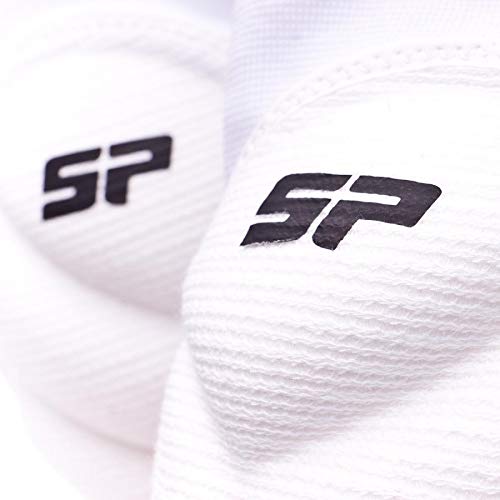 SP Fútbol Protect, Rodillera para Portero de fútbol, Blanco, Talla L