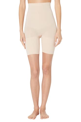 Spanx Alta Potencia Pantalones moldeadores, Beige (Soft Nude 000), S para Mujer