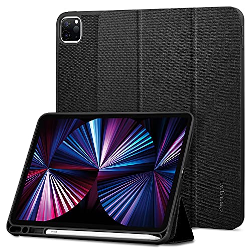 Spigen Urban Fit Compatible con iPad Pro 11 Funda con Soporte de Lápiz (2021/2020/2018) - Negro