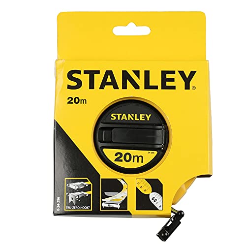 STANLEY 0-34-296 Cinta métrica arrollable Fibra de Vidrio, 20 m, 20m