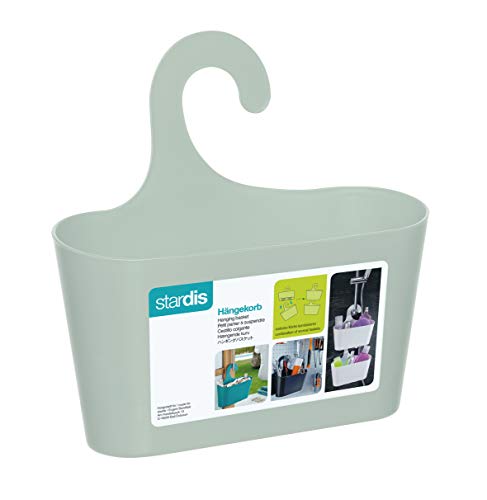 stardis Cesta de Ducha Verde con Gancho para Colgar en la Ducha, estantería de baño, utensilio para Colgar