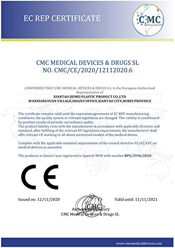 SUMGER Mascarilla Quirúrgica Desechable Homologada, 50 Unidades, Color Morado, CE BFE ≥98%, EN 14683:2019+AC:2019 Type IIR