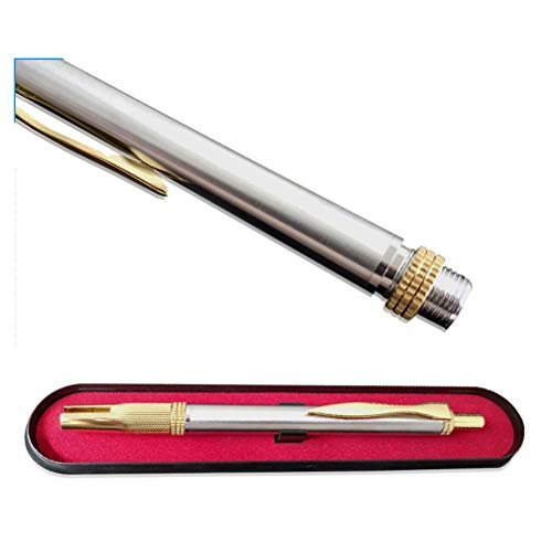 SUPVOX 1 pieza de acero inoxidable sin dolor Lancing Pen Cupping Bloodletting Pen para prueba de glucosa en sangre