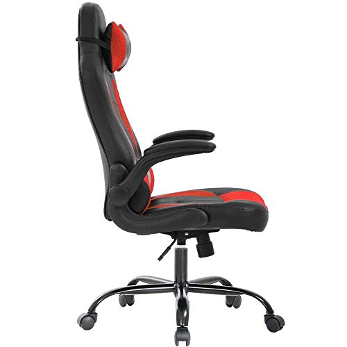 T-LoVendo TLVC66-RED Silla Gaming, Negro - Rojo