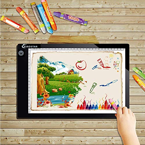 Tablero de copia LED, caja de luz superfina, almohadilla de dibujo, mesa de trazado, cable USB con brillo ajustable para artistas, animación, dibujo, animación