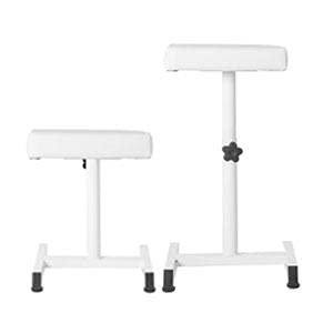 Taburete reposapiés de Altura Ajustable para pedicura Profesional Pedicura Manicure Reposapiés Silla de Pedicura de Altura Ajustable (Blanco)