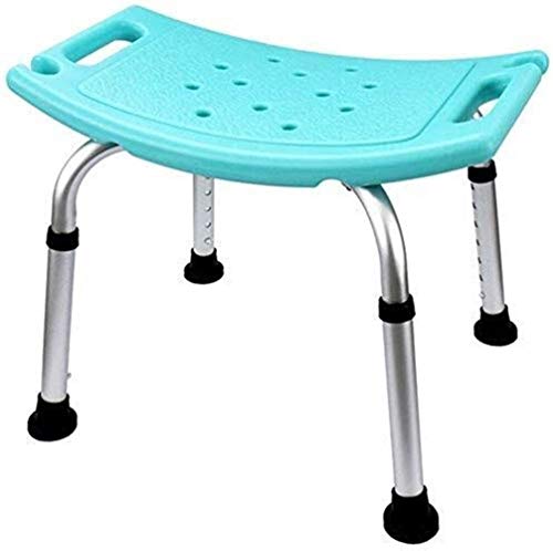 Taburetes WHLONG Baño de Ducha heces Silla de baño Silla de Ducha Ducha Asiento de Altura Ajustable de Aluminio Ligero de Personas con Movilidad Reducida Verde Movilidad para minusválidos