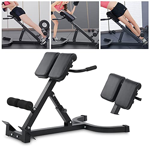 TAKE FANS Banco de hiperextensión, Ejercicio Multifuncional Banco de hiperextensión Plegable Silla de Ejercicio de Gimnasio en casa Ajustable