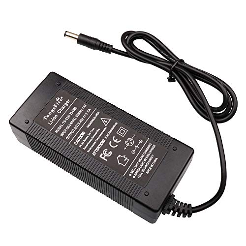 TangsFire Cargador de batería 29,4V 25,9 para Iones la 100-240 Vac 25,2V Output 29,4V 2 A 7S Scooter