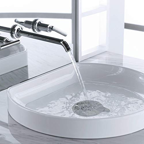 Tapón Universal de silicona para el desagüe de la bañera, la ducha y el fregadero de la cocina, Tapón de Drenaje desmontable, 13 cm de diámetro, para agujeros de desagüe de hasta 90 mm, gris