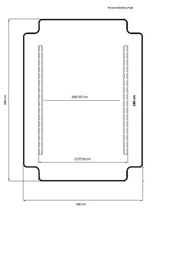 Tecnoweb - Cojines para balancín de 4 plazas - Incluido también el techo a juego - 100% Fabricado en Italia - Ideal para exteriores (jardines y patios) - Estructura no incluida, Fantasia Lime