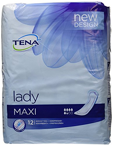 Tena - Lady Maxi - Compresas - 12 Compresas (Pack 3)