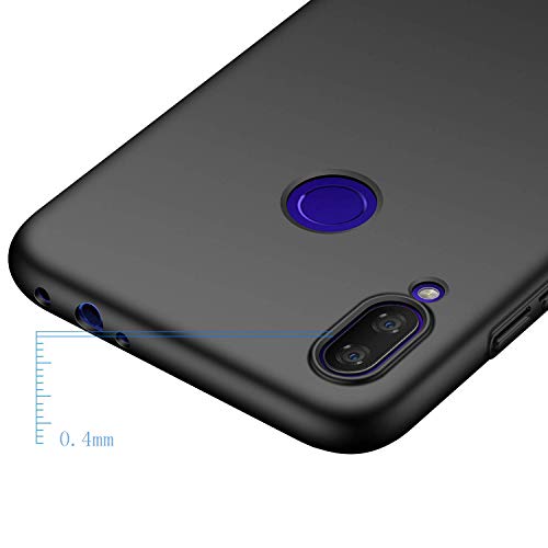 TianSY Funda Xiaomi Redmi 7 Delgado Anti Rasguño Caso Aplicar Protectora Cover Case para Xiaomi Redmi 7 Smartphone Black