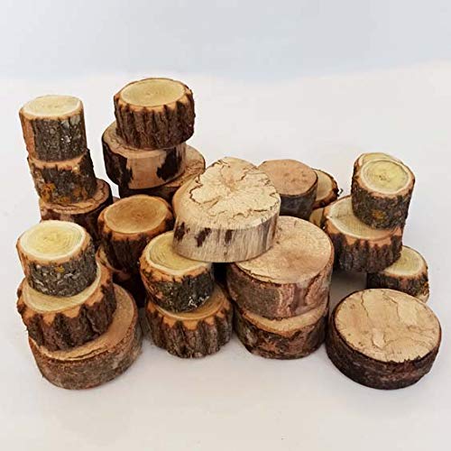 Ticumiku Troncos Naturales de Madera 30 Piezas