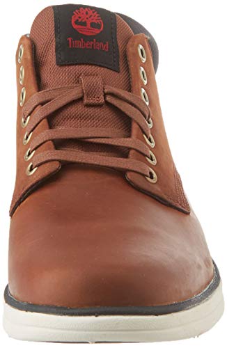 Timberland Bradstreet Leather Sensorflex Chukka Stiefel, Botas Hombre, Marrón MD Brown Full Grain, 43 EU