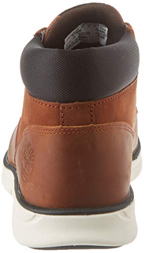 Timberland Bradstreet Leather Sensorflex Chukka Stiefel, Botas Hombre, Marrón MD Brown Full Grain, 43 EU