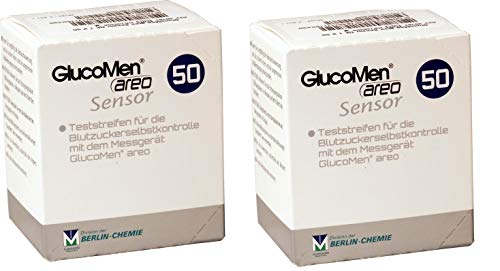 Tiras reactivas de glucosa para la diabetes Glucomen AREO (100 unidades)