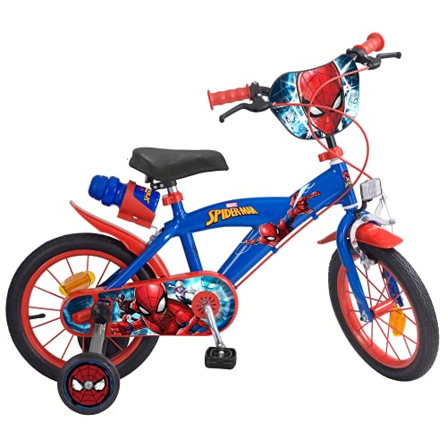 Toims 874 Spiderman - Bicicleta para niños, tamaño 14 pulgadas