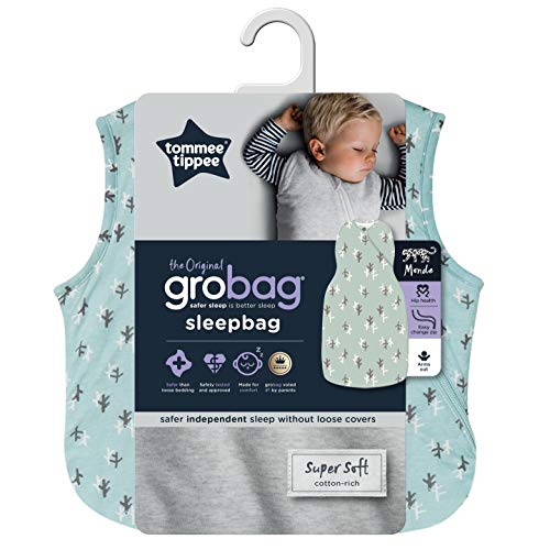 Tommee Tippee The Original Grobag Saco De Dormir Para Bebés, Tejido Suave En Bambú, 1.0 Tog, color Treasure Trees, 18-36 Meses