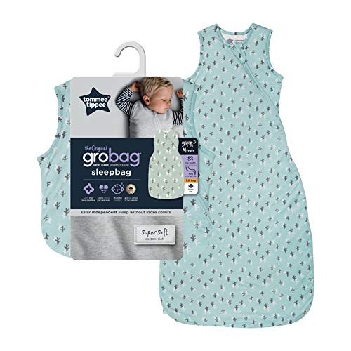 Tommee Tippee The Original Grobag Saco De Dormir Para Bebés, Tejido Suave En Bambú, 1.0 Tog, color Treasure Trees, 18-36 Meses