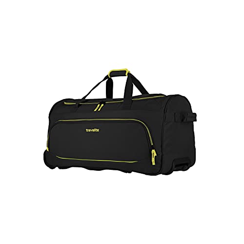 Travelite Basics Trolley Reisetasche Fresh auf Rollen 70cm, in sechs Farben Bolso de Viaje 71 Centimeters 89 Negro (Schwarz)