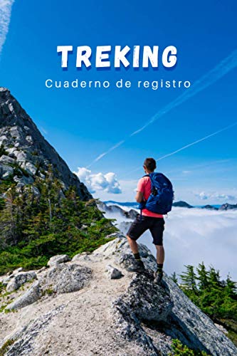 TREKING. CUADERNO DE REGISTRO: Lleva un seguimiento detallado de tus salidas | Diario de Senderismo, Excursionismo o Montañismo | Regalo creativo para senderistas y amantes de la Montaña.