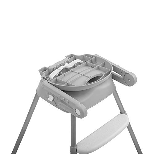 Trona Para Bebe Convertible en Alzador Y En Silla- 3 en 1- Trona Plegable Spoon MS 2080 Gris