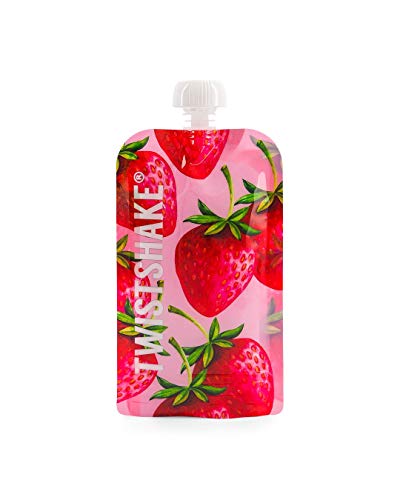 Twistshake Bolsas Reutilizables Para Bebés X | 220 Ml | Sin Bpa, Fruits, 5 Unidades