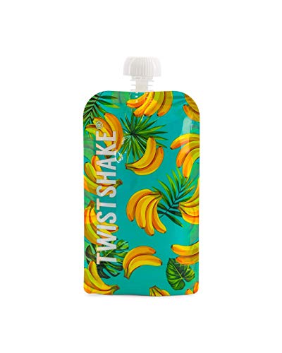 Twistshake Bolsas Reutilizables Para Bebés X | 220 Ml | Sin Bpa, Fruits, 5 Unidades