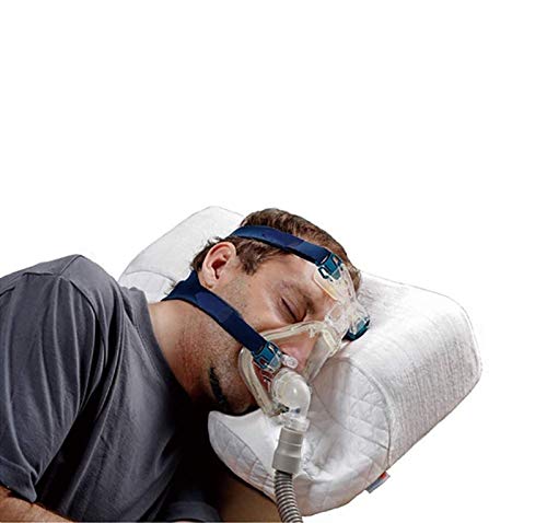 UALLL Apnea del Sueño Almohada – CPAP, Memoria de Forma Apnea del sueño Almohada con Funda de Almohada - Ortopedia/Anti-ronquido