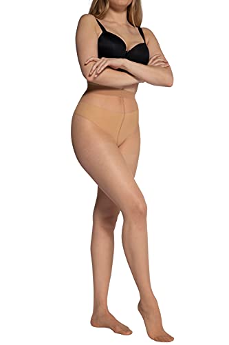 Ulla Popken Strumpfhose, 1er Helanca Medias, 20 DEN, Transparente (Teint 26), XX-Large (Talla del Fabricante: 52+) para Mujer