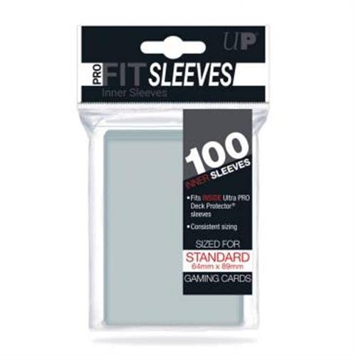 Ultra Pro-Fit Sleeves Fundas Para Cartas, Color transparente, Miscelanea (82712 )