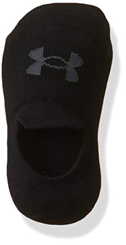 Under Armour Ultra Lo, calcetines de deporte unisex, Negro (Black / Black / Pitch Gray), L