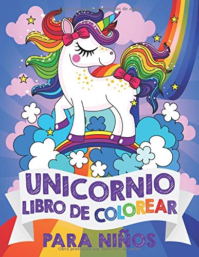 Unicornio Libro de Colorear para Niños: para niñas y niños de 4 a 8 Años