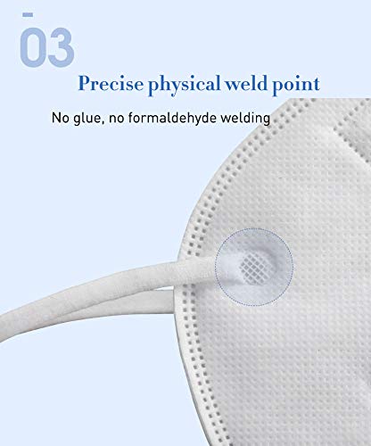 Uniguardian 10x FFP3 Mascarillas protectora para la boca y la nariz,empaquetada individualmente, certificación EN149:2001+A1:2009,sin válvula, protectora contra polvo y partículas,filtro BFE ≥ 99%