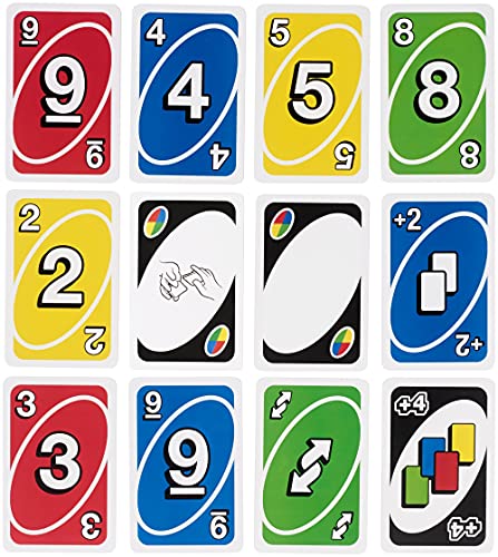 UNO Original - Juego de Cartas Familiar - Clásico - Baraja Multicolor de 112 Cartas - De 2 a 10 Jugadores - Para Niños y Adultos - Regalo para 7+ Años