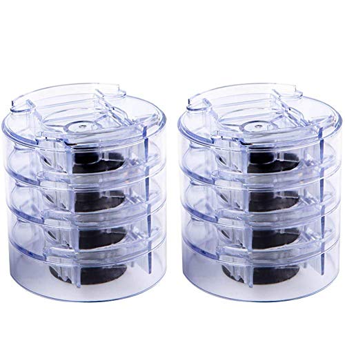 Uping Elevador de Muebles, Elevadores Ajustables para Camas, Mesas o Mobiliario (8 Pack, Transparente)