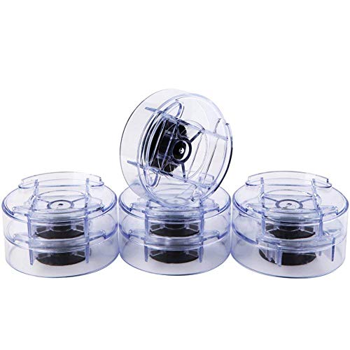 Uping Elevador de Muebles, Elevadores Ajustables para Camas, Mesas o Mobiliario (8 Pack, Transparente)