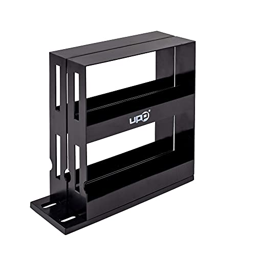 UPP Estantería para especias, especiero I cajón retráctil para condimentos, especias, medicamentos... I Almacenamiento vertical retráctil, organizador universal doble extensible (28 x 10.2 x 27.5 cm)