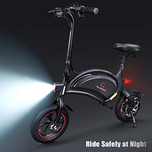 urbetter Bicicleta Electrica Plegables, 250W Motor Bicicleta Plegable 25 km/h, Bici Electricas Adulto con Ruedas de 12", Batería 36V 6.0Ah, Asiento Ajustable, sin Pedales