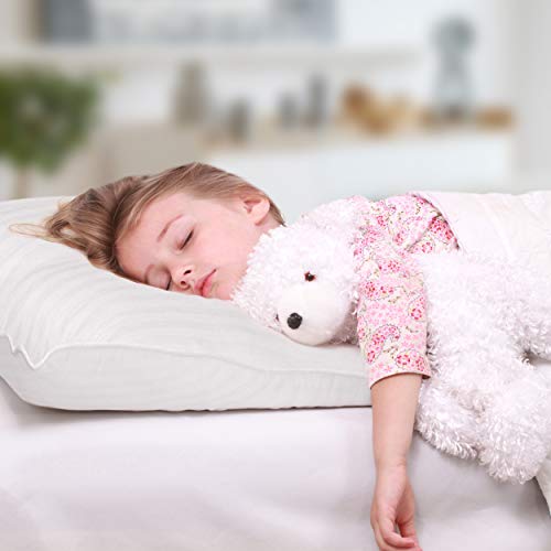 Utopia Bedding Almohada para Niños (Juego de 2), 33 x 45 cm Almohada para Bebés Pequeños con Algodón Mezcla de Tejido, Almohadas Transpirables y Suaves (13'' x 18'')